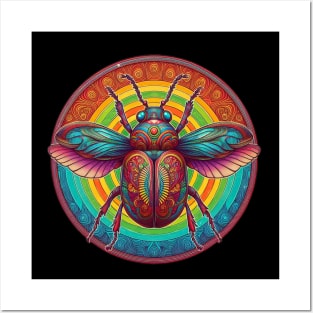 trippy bug Posters and Art